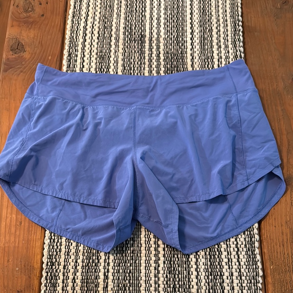 lululemon athletica Periwinkle Speed Up Shorts 4”